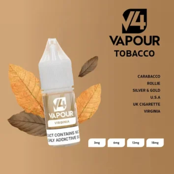 V4 Vapour 10ml eLiquid Tobacco