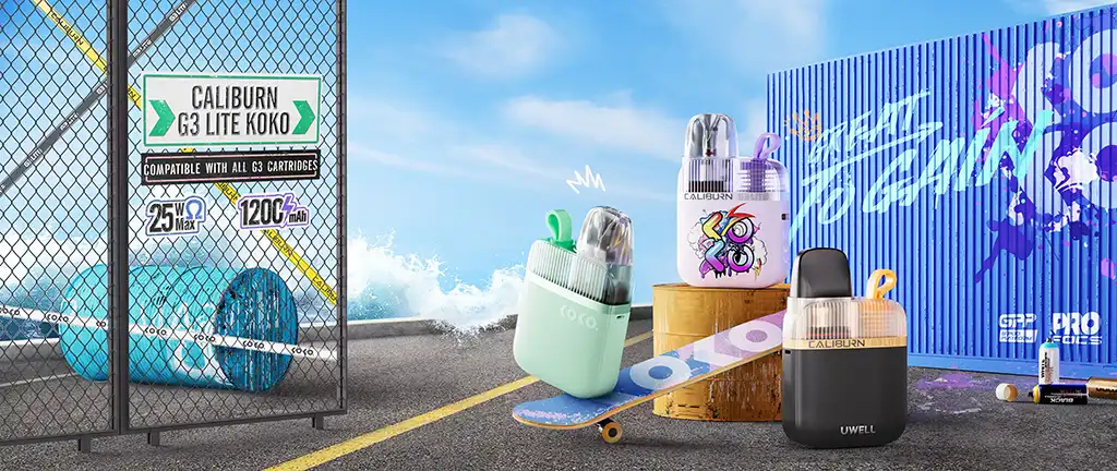 Calliburn G3 Lite Koko with an industrial background