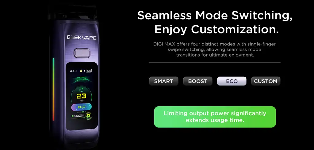Geekvape Digi Max Pod Vape Kit Customisation