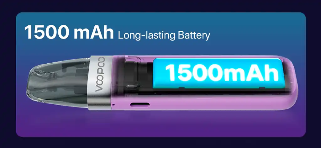 Voopoo Argus Z2 Vape Pod Kit Battery Spec