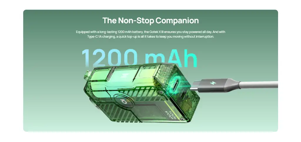 Aspire GOTEK III Battery