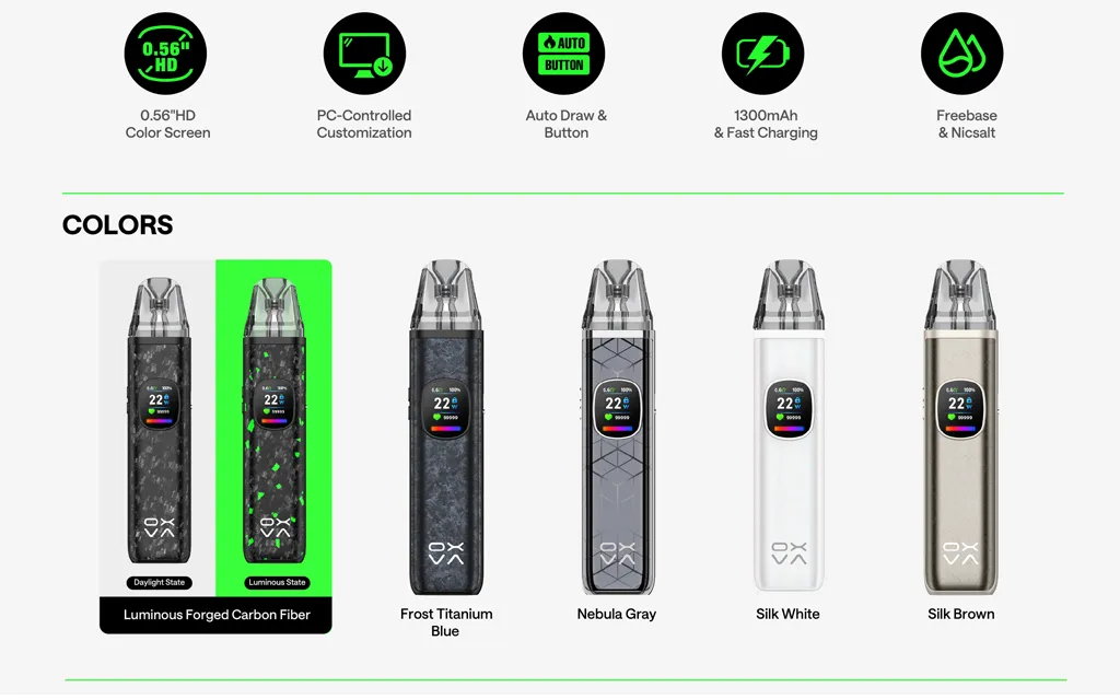 OXVA XLIM Pro DNA Features